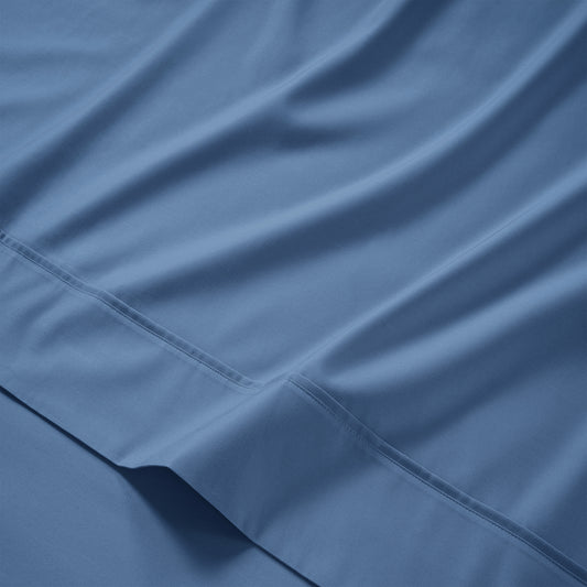 300 Thread Count Peaceful Empress Percale Flat Sheet - Quiet Harbour