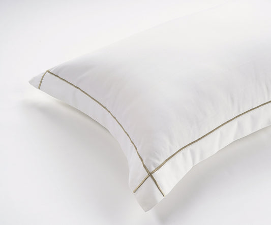 800 Thread Count Egyptian Pair (2 Pillowcases) of Cotton Kensington Lux Buttery Smooth Pillowcases - Simply Taupe