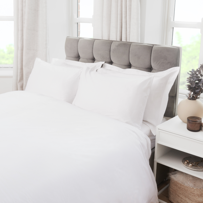 300 Thread Count Peaceful Empress White Bedding Set Bedding Envy UK